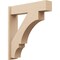 Ekena Millwork 7 1/2-in W x 32-in D x 36-in H Balboa Block Rough Cedar Woodgrain TimberThane Outlooker, Primed Tan OUTUR075X32X36BOA44RCPR - alternate 1